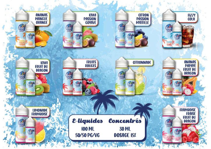 eliquides fruités frais